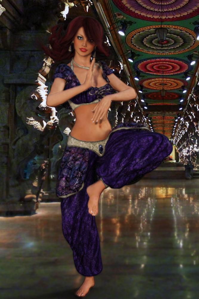 ASTRID Genesis 2 Female-Танцующая красавица в индийском храме